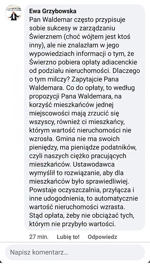 Mieszkacy Ostromic ostrzegaj: „Stop Opacie Adiacenckiej!”. Zobacz film!