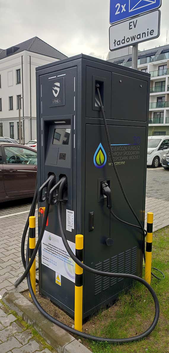 Nowoczesna stacja ładowania samochodów elektrycznych już wkrótce dostępna dla mieszkańców i gości Międzyzdrojów