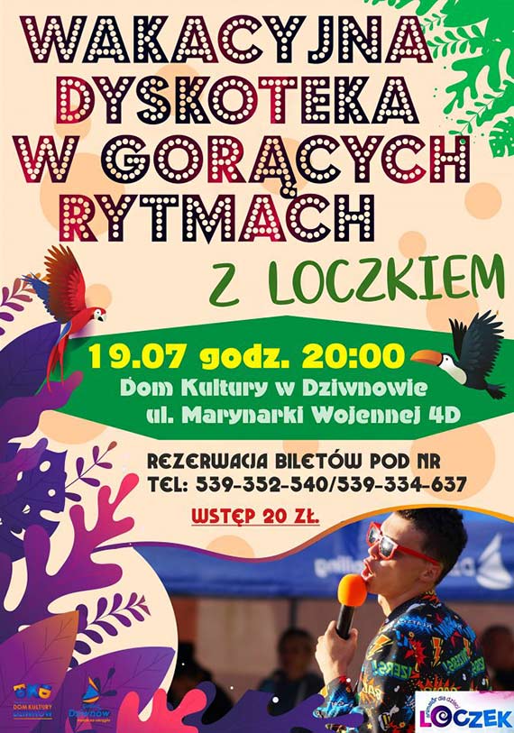 Wakacyjna dyskoteka w gorcych rytmach