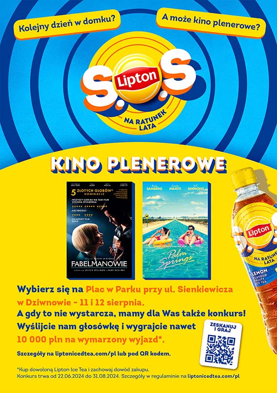 Plenerowe Kino Lipton w Dziwnowie