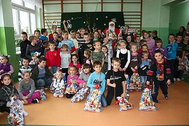 Mikołaj w Koniewie rozdawał rózgi i prezenty