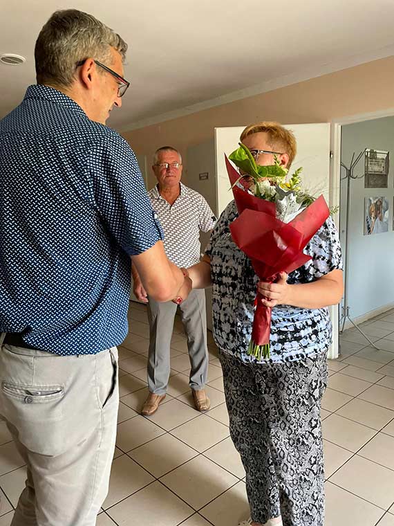 Uroczyste pożegnanie kierownika Komunalnego Schroniska dla Bezdomnych Zwierząt 