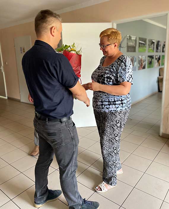 Uroczyste pożegnanie kierownika Komunalnego Schroniska dla Bezdomnych Zwierząt 