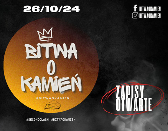 Bitwa o Kamień - Druga Edycja Już 26 Października! Kamień Pomorski zaprasza na wyjątkowe wydarzenie hip-hopowe!