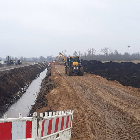 Trwają prace na odcinku drogi 1024Z Gostyń - Pobierowo