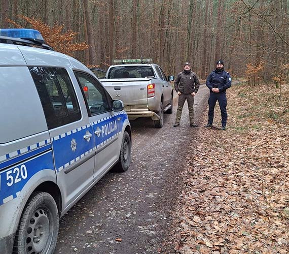Wspólne działania kamieńskich policjantów ze Strażą Leśną