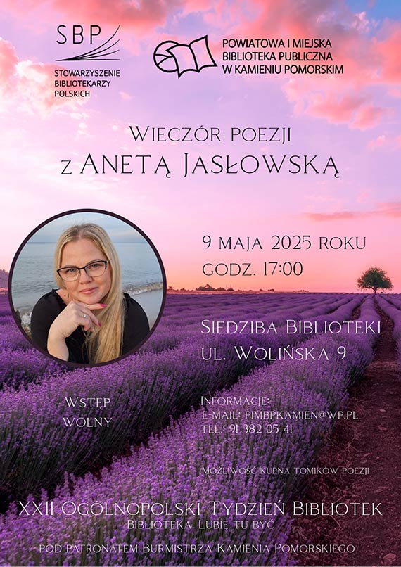 Wieczr poezji z Anet Jasowsk