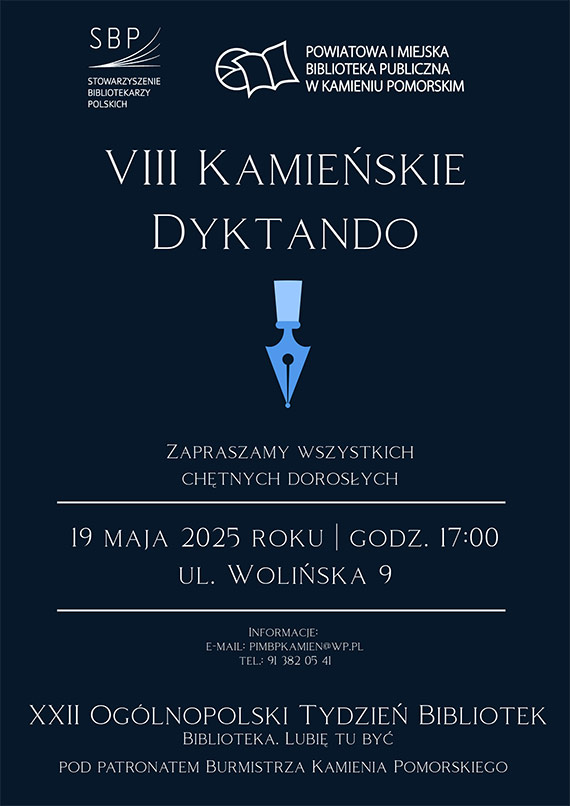 Kto zostanie Mistrzem Ortografii? VIII Wielkie Kamieskie Dyktando ju 19 maja!