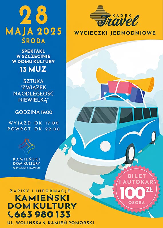 Kulturalny WYJAZD z Kadek Travel ju 28 maja 2025