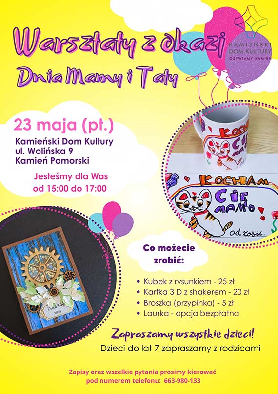 Już niedługo będziemy świętować Dzień Mamy i Taty!
