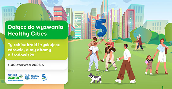 Chod z nami po zdrowie! Startuje jubileuszowa edycja wyzwania Healthy Cities