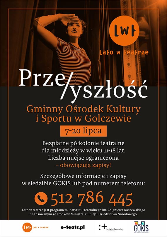 Ruszaj bezpatne pkolonie teatralne „Prze/yszo” w Golczewie! Liczba miejsc ograniczona!