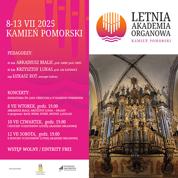 Letnia Akademia Organowa Kamie Pomorski