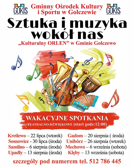 Kulturalny ORLEN w Gminie Golczewo „SZTUKA I MUZYKA WOKӣ NAS”