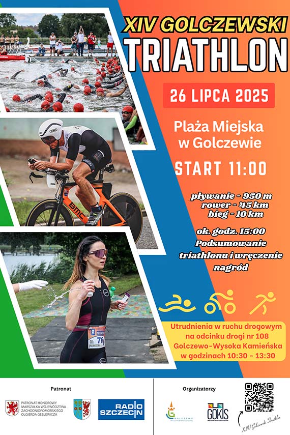 Sportowe emocje w Golczewie – XIV Golczewski Triathlon ju 26 lipca!