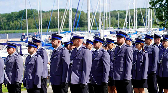 Powiatowe Obchody wita Policji w Kamieniu Pomorskim
