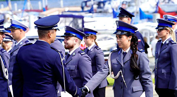 Powiatowe Obchody wita Policji w Kamieniu Pomorskim