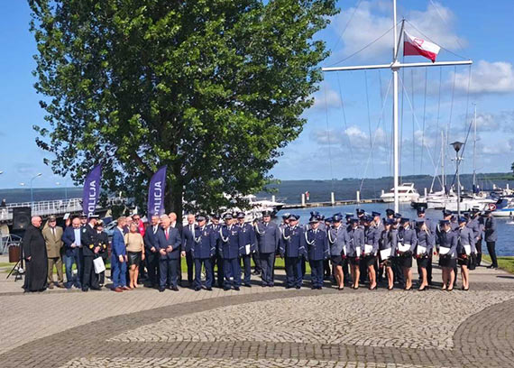 Powiatowe Obchody wita Policji w Kamieniu Pomorskim
