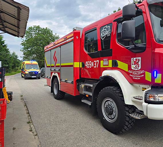 Nastolatka z siln reakcj alergiczn w Domysowie. Interweniowali straacy z OSP Koczewo i Zesp Ratownictwa Medycznego