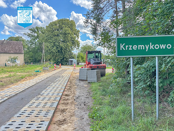 Zagldamy na plac budowy drogi do Krzemykowa!