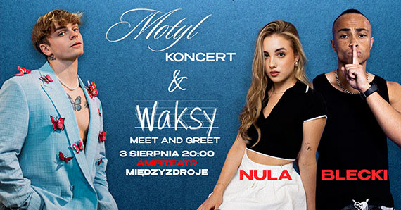 Motyl, Waksy, Nula i Blecki w Midzyzdrojach! Muzyczne zakoczenie niedzieli w amfiteatrze