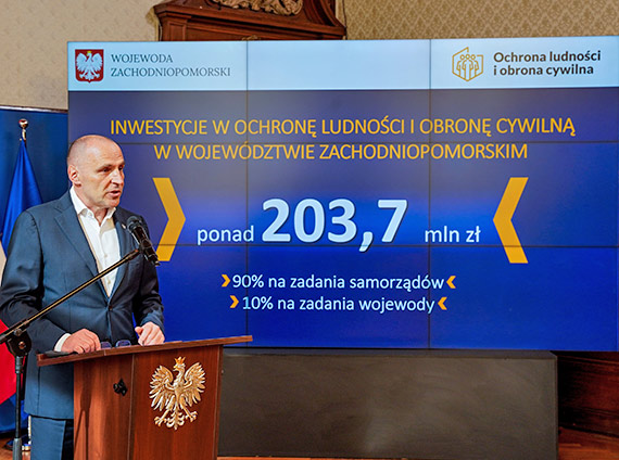 Ponad 200 mln z na bezpieczestwo mieszkacw Zachodniopomorskiego