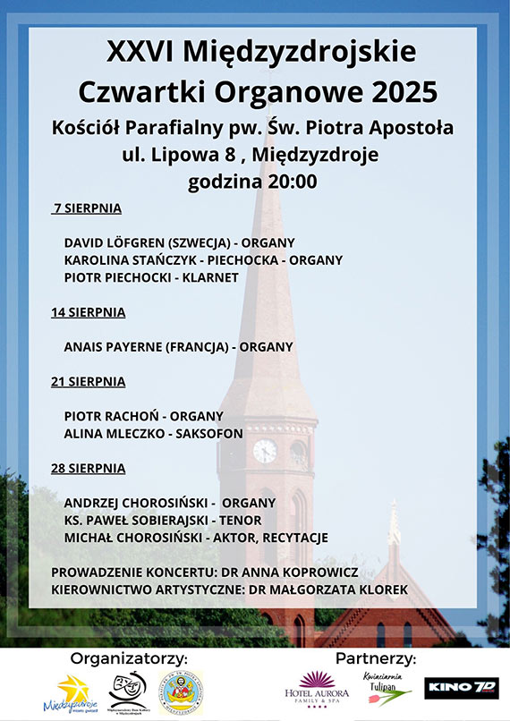 Czwartki Organowe w Międzyzdrojach