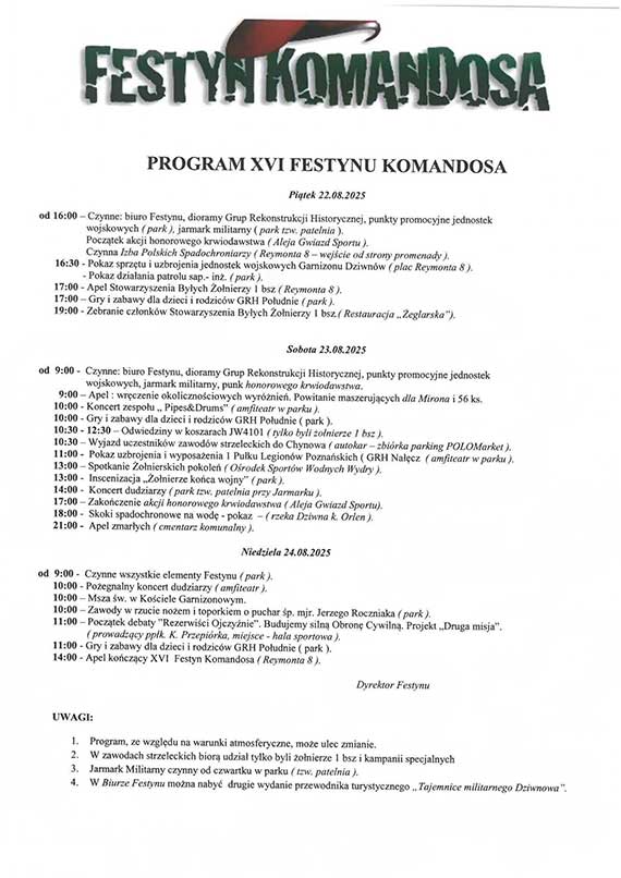 Przed nami kolejny wyjtkowy tydzie w gminie Dziwnw!