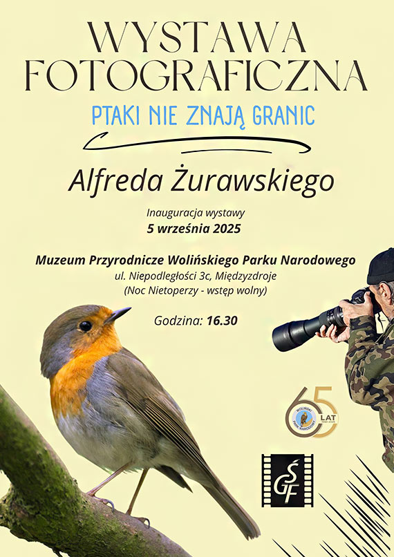 Inauguracja wystawy fotografii Alfreda urawskiego pt. „Ptaki nie znaj granic”
