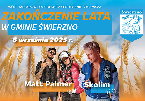 Zakoczenie Lata i wito Plonw w Gminie wierzno – wielka zabawa ju 6 wrzenia!