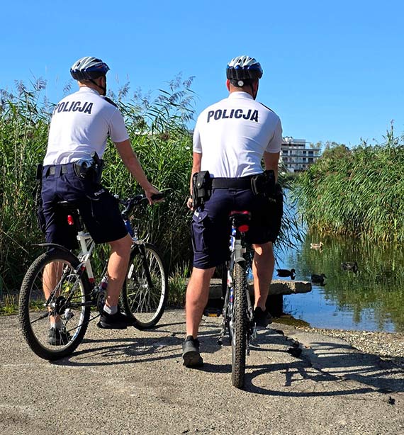 Patrole rowerowe- jesteśmy dla Waszego bezpieczństwa