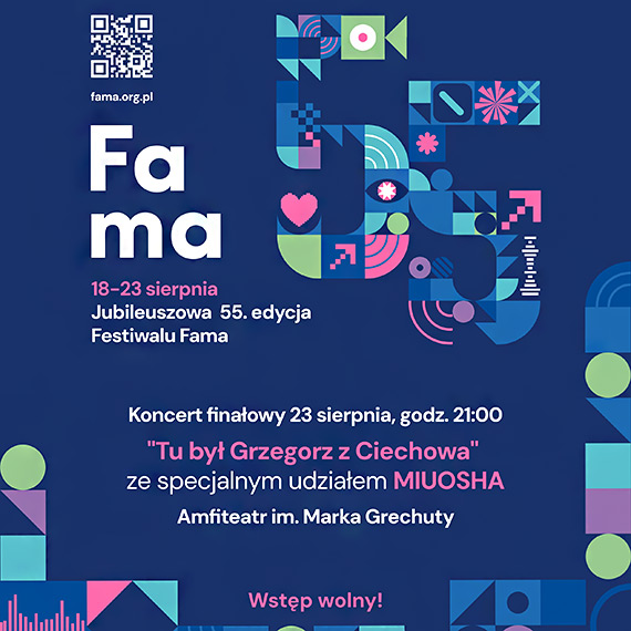 winoujcie: Dzi Wielki Fina Famy – „Tu by Grzegorz z Ciechowa” z MIUOSHEM w Amfiteatrze im. Marka Grechuty