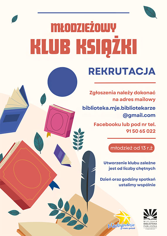 Modzieowy Klub Ksiki – rekrutacja