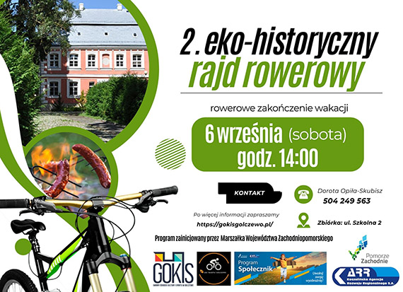 Rowerowe zakoczenie wakacji w Golczewie