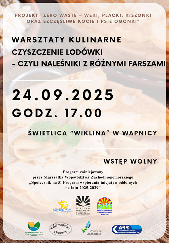 Nalenikowa uczta w Wapnicy. Bdzie wesoo, smacznie i… zero waste!