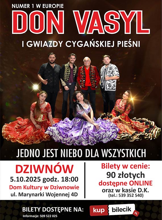 Don Vasyl w Dziwnowie - jubileuszowy koncert „Od Czardasza do Przeboju”
