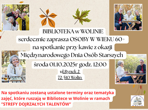 Zaproszenie na Midzynarodowy Dzie Osb Starszych w Wolinie