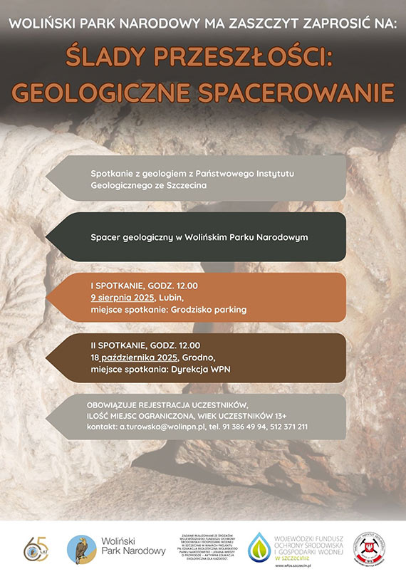 Odkryj geologiczne tajemnice Woliskiego Parku Narodowego Spacer z cyklu „lady Przeszoci” ju 18 padziernika