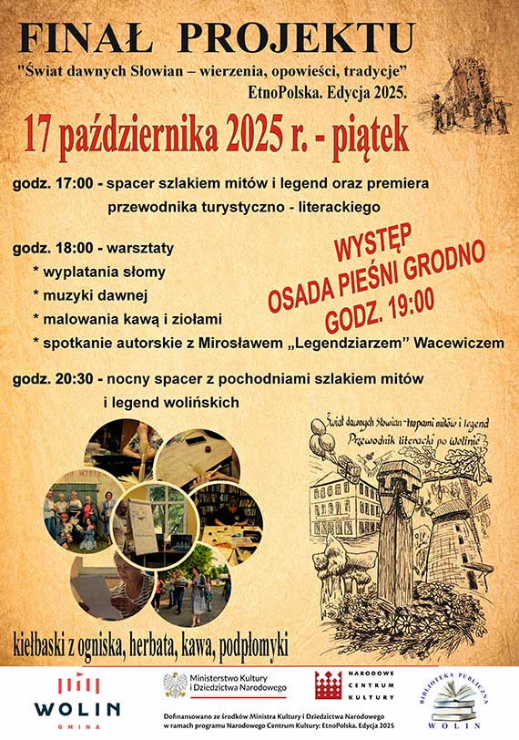 Wieczr peen literatury, legend, muzyki i sowiaskiej magii w Bibliotece w Wolinie