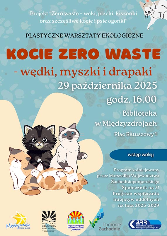 Kocie Zero Waste w Midzyzdrojach! Zrb wasn zabawk dla kota i pom planecie