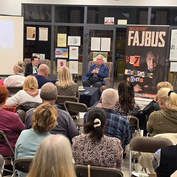 Człowiek, życie, sława i zbrodnia - czyli spotkanie z Michałem Fajbusiewiczem