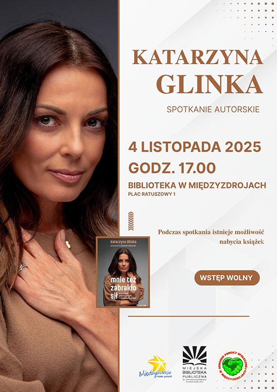 Spotkanie z Katarzyną Glinką w Międzyzdrojach! Aktorka opowie o swojej książce „Mnie też zabrakło sił”