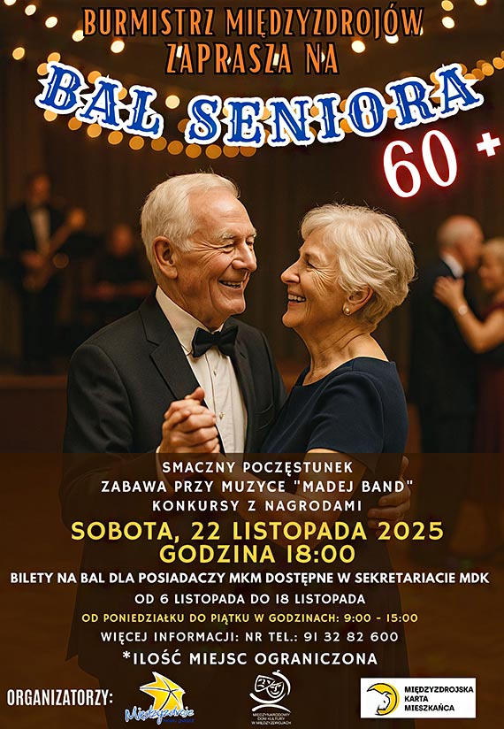 Niech yje Bal Seniora! Midzyzdroje zapraszaj na wyjtkowy wieczr peen muzyki, taca i radoci