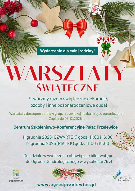 Magiczny koniec roku w Pałacu Ogrodów Przelewice. Spotkania, które inspirują!