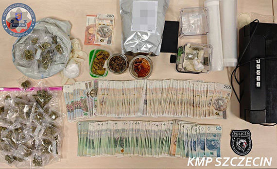 Kolejne ciosy w przestpczo narkotykow na terenie Szczecina