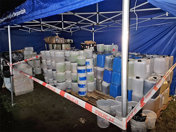 Koniec nielegalnej produkcji - uderzenie Policji