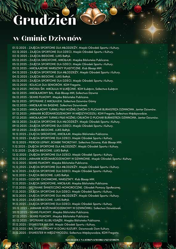 Grudzie w Gminie Dziwnw