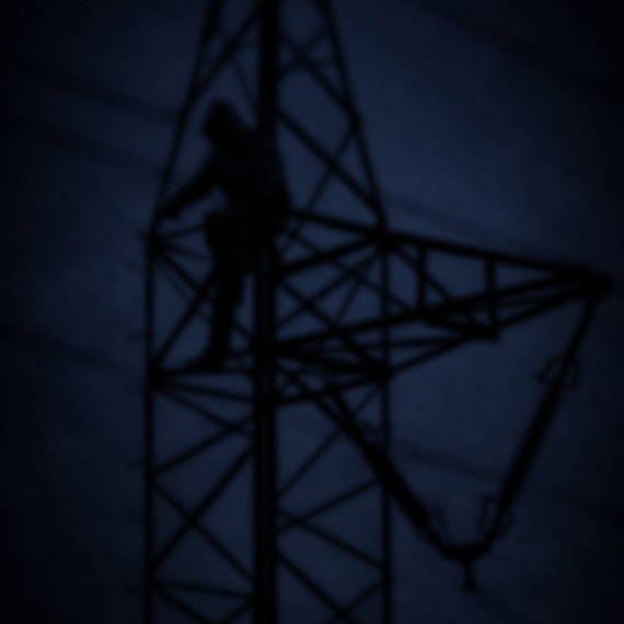 M�czyzna na s�upie wysokiego napi�cia. Kilkugodzinna akcja s�u�b w gminie Wolin