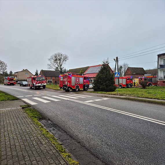 Po�ar kot�owni w Gadomiu. Ewakuowano mieszka�c�w