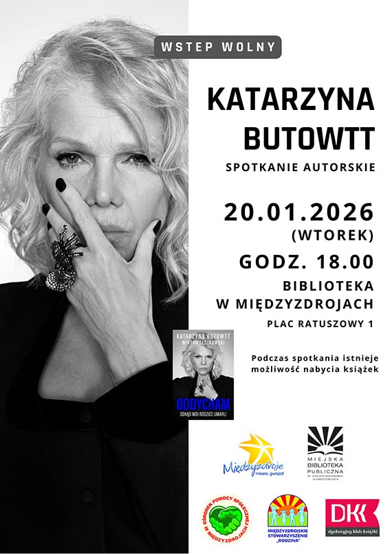 Spotkanie autorskie z Katarzyn� Butowtt w Mi�dzyzdrojach. Wst�p wolny